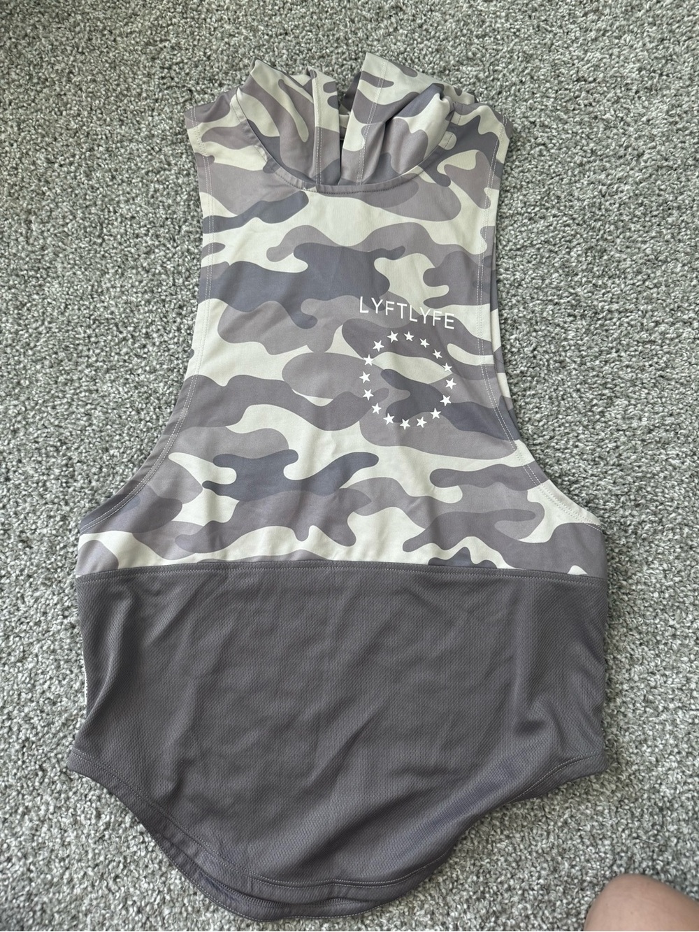 Men’s Gray Camo Tank Top